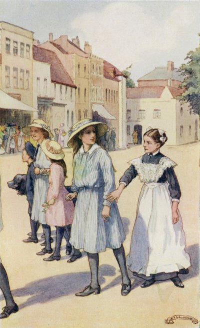 Scène de The Slowcoach, par Edward Verrall Lucas - Mary V. Wheelhouse